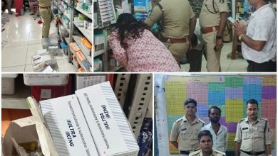 मेडिकल दुकान में पुलिस का छापा..भारी मात्रा में प्रतिबंधित दवाई बरामद…अपराध दर्ज..लायसेंस निरस्त का आदेश