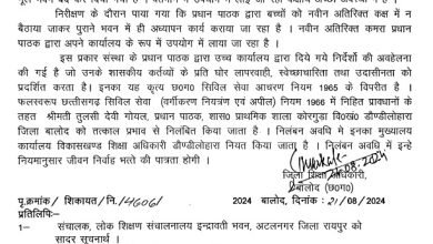 Teacher Suspend: महिला प्रधान पाठक व संकुल समन्वयक सस्पेंड: स्कूल में हुए हादसे मामले में बड़ी कार्रवाई