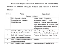 Maharashtra Portfolio Allocation-महाराष्ट्र में विभागों का बंटवारा, CM फडणवीस के पास गृह मंत्रालय