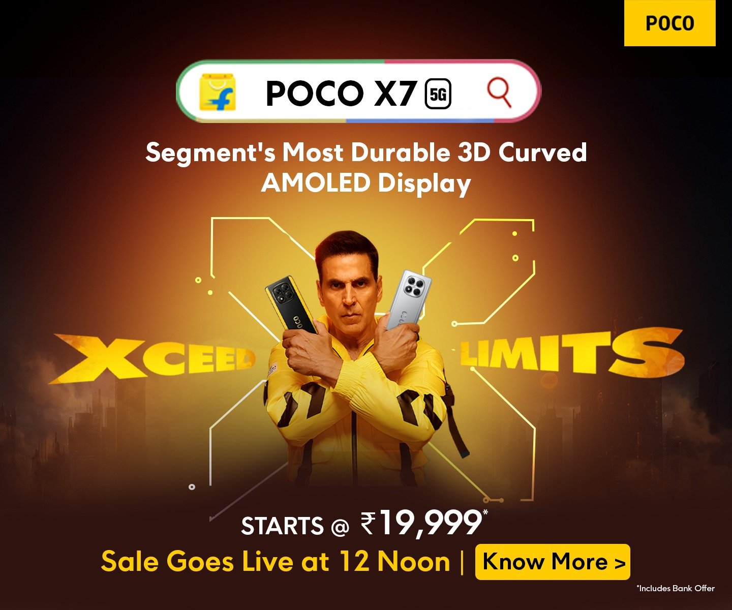 POCO launches X7 5G: पोको का ‘एक्स7 5जी’ स्मार्टफोन लॉन्च, फ्लिपकार्ट पर 19,999 रुपए में उपलब्ध