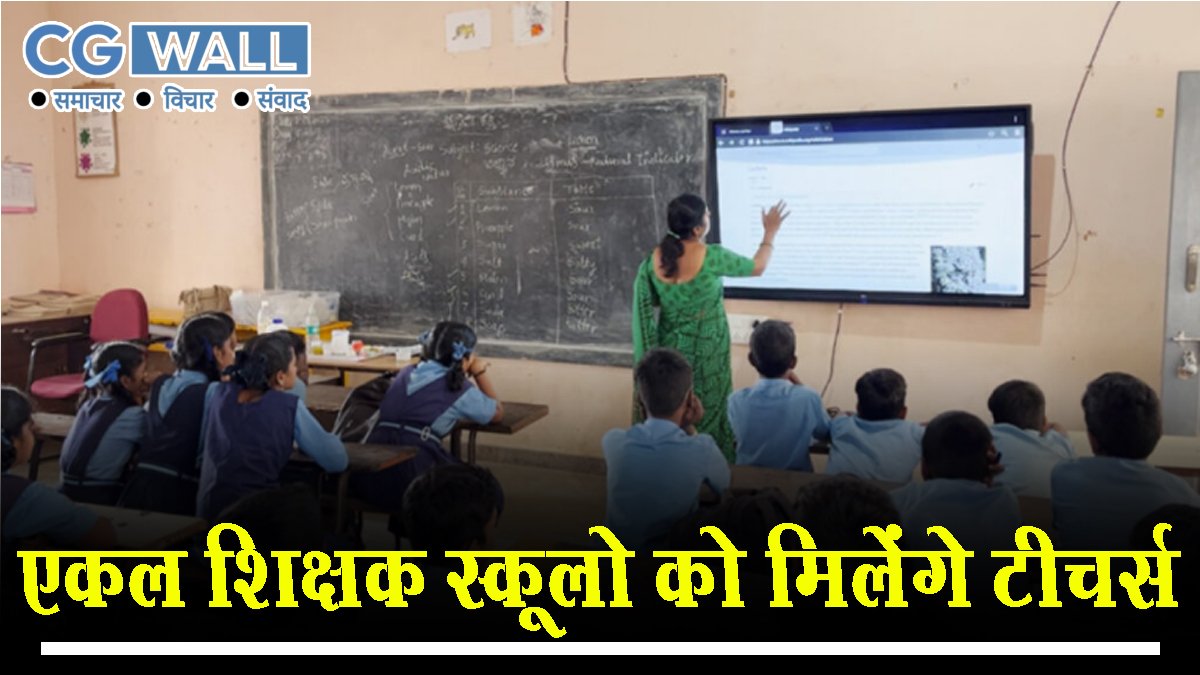 Chhattisgarh Education : छत्तीसगढ़ में स्कूली शिक्षा का नया अध्याय: 7000 से अधिक स्कूलों में मिलेगा अतिरिक्त शिक्षक, गुणवत्तापूर्ण शिक्षा की ओर बड़ा कदम Chhattisgarh Education : छत्तीसगढ़ में स्कूली शिक्षा का नया अध्याय: 7000 से अधिक स्कूलों में मिलेगा अतिरिक्त शिक्षक, गुणवत्तापूर्ण शिक्षा की ओर बड़ा कदम