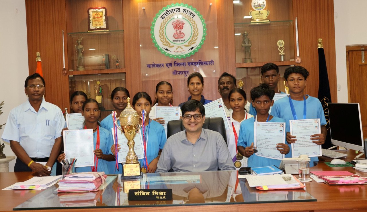 Bijapur News- बीजापुर के खिलाड़ियों ने राज्य स्तरीय प्रतियोगिता में रौशन किया नाम