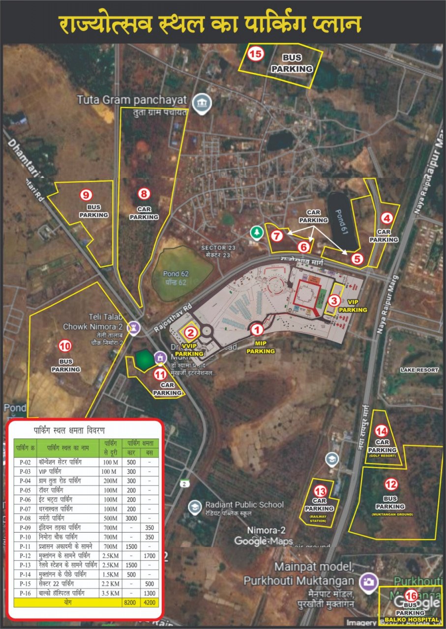 प्रधानमंत्री के रायपुर प्रवास के दौरान सुगम होगा नागरिकों के लिए यातायात,निर्धारित किए रूट चार्ट