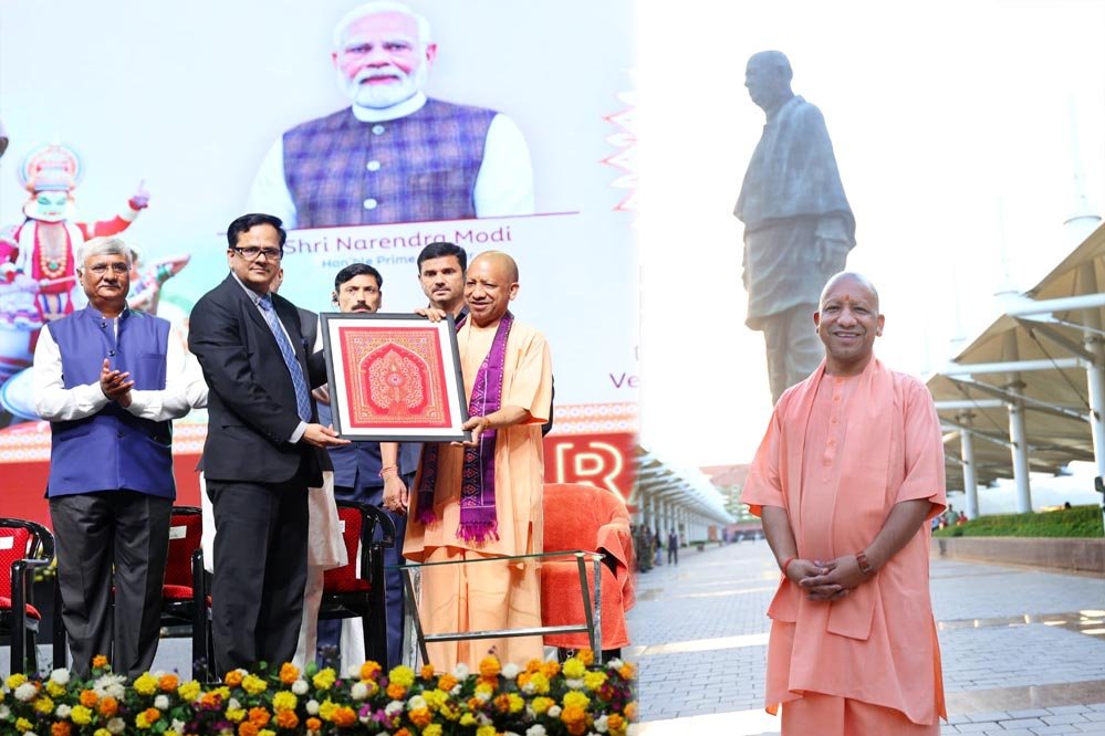 उत्तर प्रदेश के मुख्यमंत्री ने गुजरात के एकता नगर में भारत पर्व समारोह को किया संबोधित