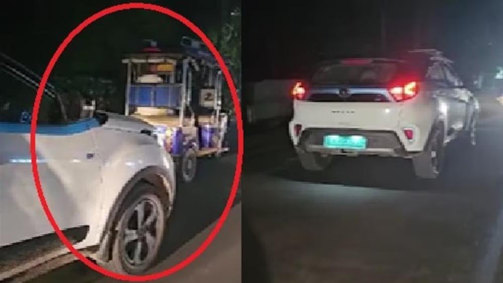 राजस्थान के अलवर में हाईटेक कार हुई फेल, ई-रिक्शे ने दिखाई ताकत — सोशल मीडिया पर VIDEO छाया