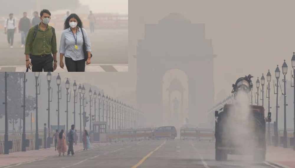 दम घोंट रही दिल्ली की हवा: जहरीले धुएं में घिरी राजधानी, बढ़ा अस्थमा व खांसी का खतरा दम घोंट रही दिल्ली की हवा: जहरीले धुएं में घिरी राजधानी, बढ़ा अस्थमा व खांसी का खतरा