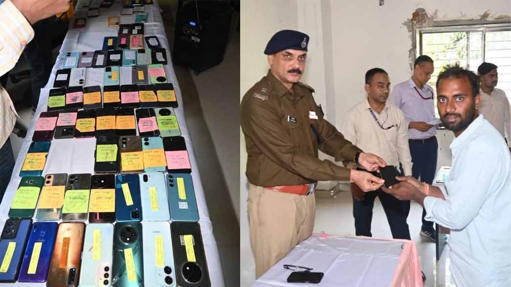 मोबाइल ट्रैकिंग में जबलपुर पुलिस नंबर वन: 151 गुम मोबाइल मिले, खुशी से खिल उठे चेहरे