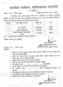 Local Holiday: तीन स्थानीय अवकाश की घोषणा, इस दिन रहेगी छुट्टी
