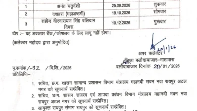 Local Holiday: तीन स्थानीय अवकाश की घोषणा, इस दिन रहेगी छुट्टी