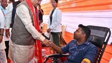 Cm vishnudeo sai birthday ,जन्मदिन पर सेवा का संदेश: मुख्यमंत्री साय ने जन्मदिन पर रक्तदान शिविर का किया शुभारंभ